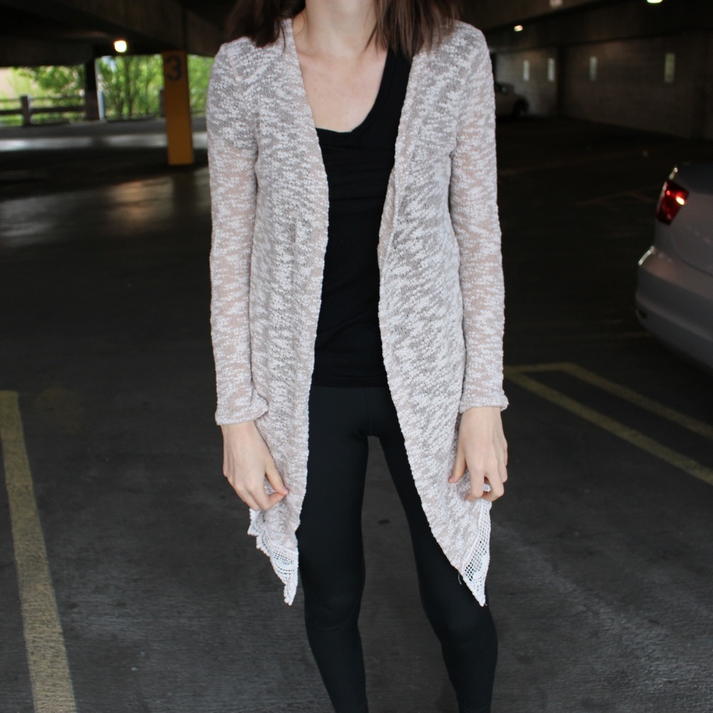 Cream Colored Thin Cardigan